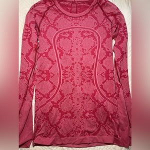 Lululemon Warm Red Long Sleeve